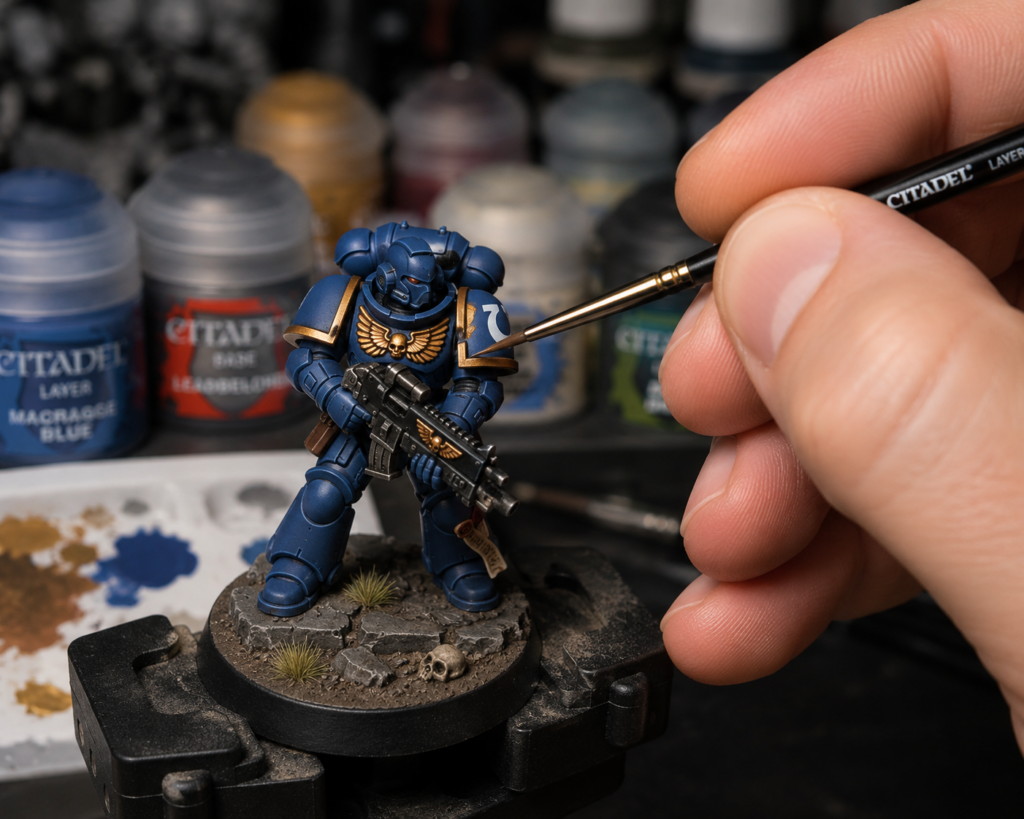 Peinture sur figurines